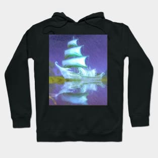 ghost pirate ship Hoodie